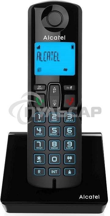 Радиотелефон ALCATEL S250 RU черный