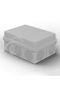 Коробка распаячная Rexant для прямого монтажа ОУ, HF, 150х110х70мм, IP67 (мембранные вводы)