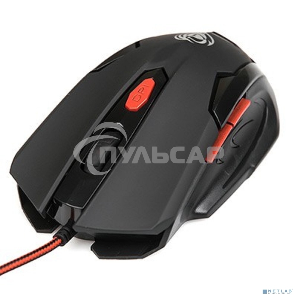 Мышь проводная Dialog Gan-Kata MGK-10U черный, 2400 dpi, USB, кнопки - 6