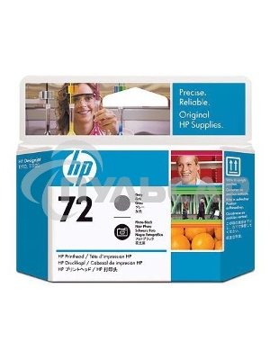 Печатающая головка HP №72 C9380A фото черный/серый печатающая головка для HP DJ T1100/T610