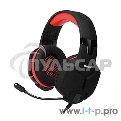 Игровые стереонаушники с микрофоном SVEN AP-G988MV, черный-красный Игровые стереонаушники с микрофоном SVEN AP-G988MV, черный-красный
