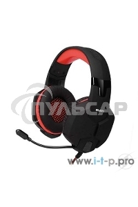 Игровые стереонаушники с микрофоном SVEN AP-G988MV, черный-красный Игровые стереонаушники с микрофоном SVEN AP-G988MV, черный-красный