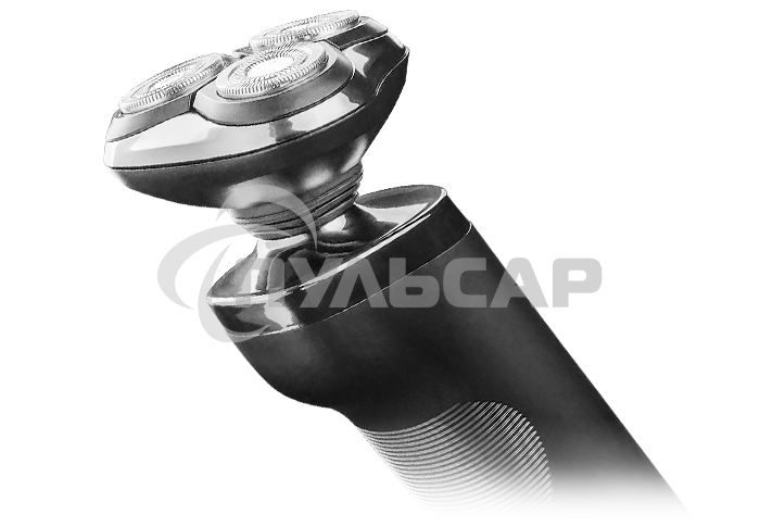 Электробритва Centek CT-2175 (черный) ротор 4D, влажное бритье, 3 плав.головки, USB, зарядка 1 час, подставка