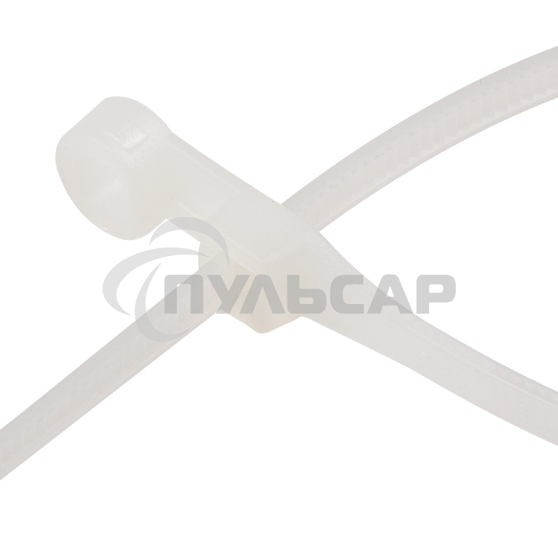 Хомут-стяжкa нейлоновая под винт Rexant 150x3,6 мм, белая, упаковка 100 шт.