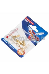 Клемма плоская Rexant, гнездо - 7.7 мм, 1-1.5 мм², (РП-м 1.5-(6.3) / DJ622-D6.3B), в упак. 10 шт.