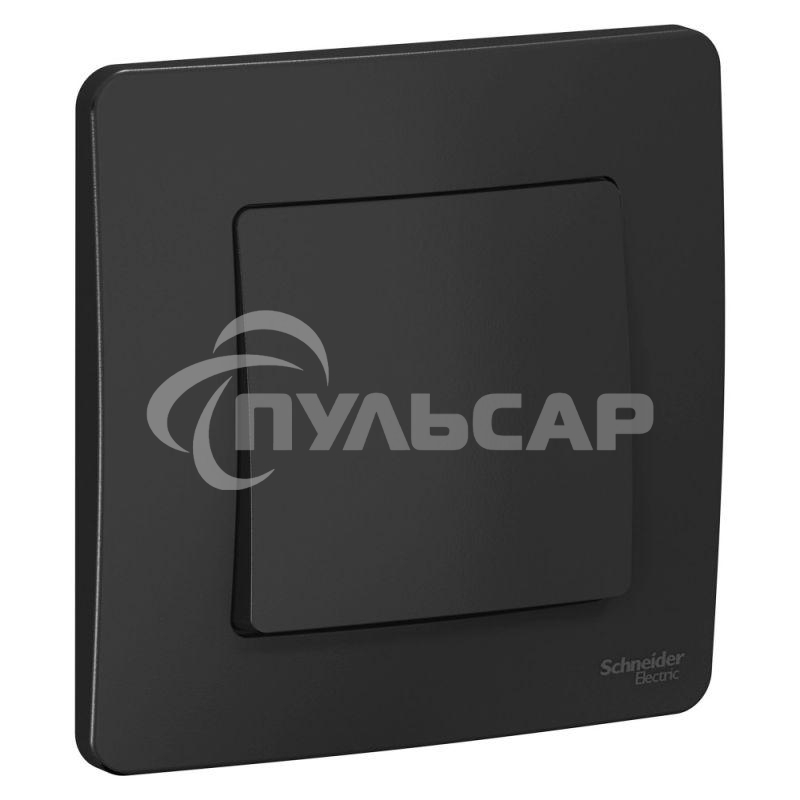 Выключатель 1-кл. СП BLANCA (сх.1) 10А 250В антрацит SchE BLNVS010106