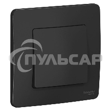 Выключатель 1-кл. СП BLANCA (сх.1) 10А 250В антрацит SchE BLNVS010106