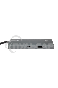 Док-станция HIPER Docking station USB-C HUB 6in1 (1*USB-C 100W PD, 1*HDMI 4K@60Hz, 2*USB-A 3.0 (5Gbps data), 1*USB-C 3.0 (5Gbps data), 1*RJ45 Gb)