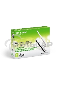 Адаптер TP-Link SOHO TL-WN722N 150Mbps High Gain Wireless N USB Adapter with Cradle, 1T1R, 2.4GHz, 802.11n/g/b, 1 detachable antenna