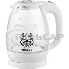 Чайник электрический Sakura SA-2715W (1.7) стекл подсв Чайник электрический Sakura SA-2715W (1.7) стекл подсв