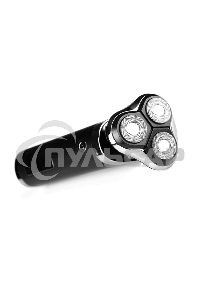 Электробритва Centek CT-2175 (черный) ротор 4D, влажное бритье, 3 плав.головки, USB, зарядка 1 час, подставка