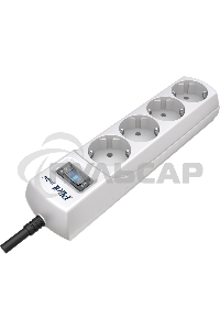 Сетевой фильтр Pilot mini 7м (4 розетки) белый (коробка)