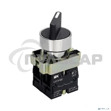 Переключатель LAY5-BD25 на 2 полож. черный I-O станд. ручка ИЭК BSW60-BD-2-K02