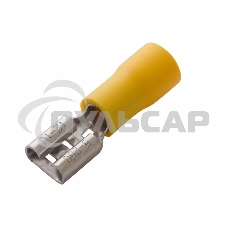 Клемма плоская изолированная гнездо 7.4 мм 4-6 мм² (РПи-м 6.0-(6.3)/РПИм 5,5-6) Rexant