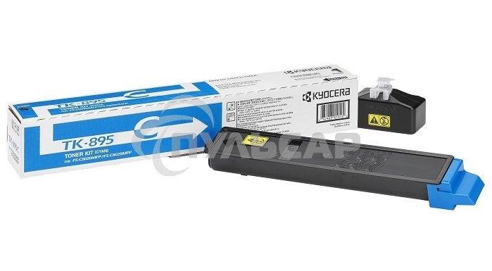 Картридж лазерный Kyocera TK-895C (1T02K0CNL0) голубой для FS-C8020MFP/C8025MFP/FS-C8520MFP/C8525MFP 6000 стр