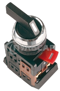 Переключатель ALC-22 на 2 полож. черный 1з+1р ИЭК BSW10-ALC-2-K02