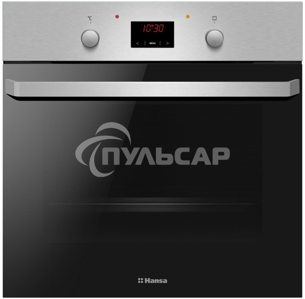 Духовой шкаф электрический Hansa BOEI684721 нержавеющая сталь/черный, встраиваемый