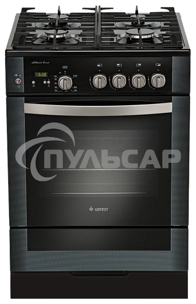 Плита газовая Gefest ПГ 6500-03 0044 черный, конфорок 4 шт, духовка 52 л, 60 см x 85 см x 60 см