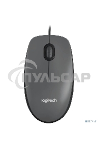 Мышь проводная Logitech M90 черный/серый, 1000 dpi, USB, кнопки - 3