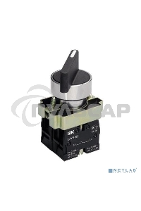 Переключатель LAY5-BJ25 на 2 полож. черный I-O дл. ручка ИЭК BSW70-BJ-2-K02