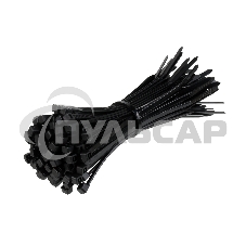 Стяжка нейлоновая Exegate EX253852RUS неоткрывающаяся CV-200B, 200мм, упак. 100шт черная