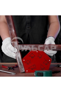 Магнитный угольник-держатель для сварки Rexant на 6 углов усилие 34кг