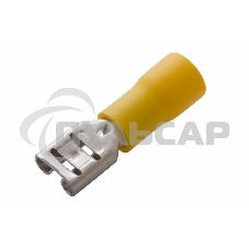 Клемма плоская изолированная гнездо 7.4 мм 4-6 мм² (РПи-м 6.0-(6.3)/РПИм 5,5-6) Rexant