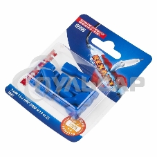 Клемма плоская Rexant, полностью изолированная гнездо - 7.4 мм, 1.5-2.5 мм², (РППи-м 2.5-(6.3) / FDFD2-250), в упак. 10 шт.