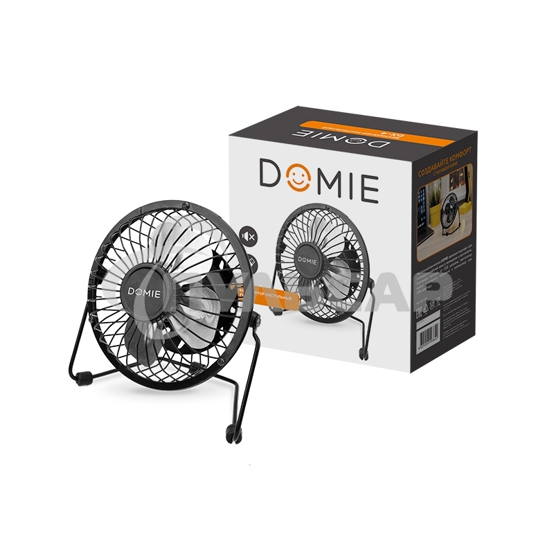 Вентилятор настольный DOMIE DX-4 USB черный
