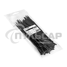 Стяжка (хомут) нейлоновая ExeGate CV66-150x3.6B (нейлон 6.6, 150x3.6мм, неоткрывающаяся, halogen free, -40°C - +85°C, черная, 100 шт)