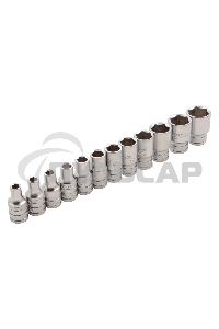 Набор инструментов 115 пред., 120 зубьев, CrV, 1/4