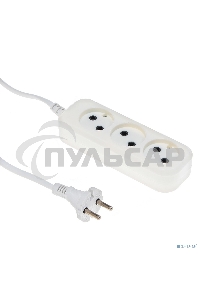 Сетевой удлинитель Buro BU-PSL3.5/W 5м (3 розетки) белый (пакет ПЭ)