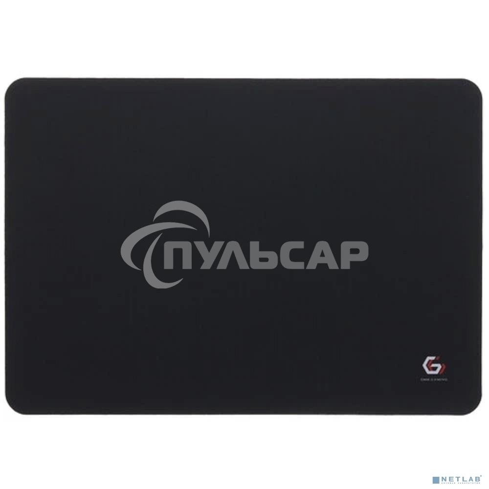 Коврик для мыши Gembird MP-35-25-BLACK, черный, 350х250х3мм, ткань/резина, пакет