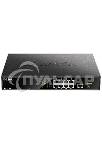 Коммутатор D-Link DGS-1010MP/A1A, L2 Unmanaged Switch with 9 10/100/1000Base-T portsand 1 1000Base-X SFPports(8 PoE ports 802.3af/802.3at (30 W), PoE Budget 125 W)