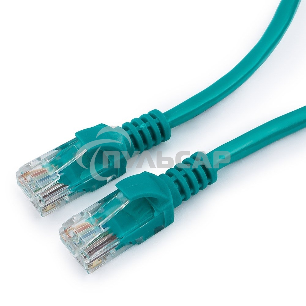 Патч-корд UTP Cablexpert кат.5e, 3м, литой, многожильный (зеленый)