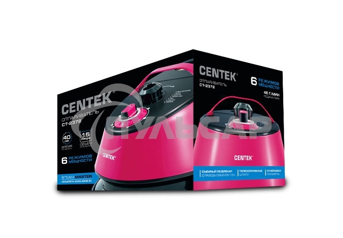 Отпариватель Centek CT-2372 малиновый