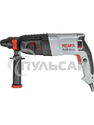 Перфоратор Ресанта П-28-800К патрон:SDS-plus уд.:3.4Дж 800Вт (кейс в комплекте)