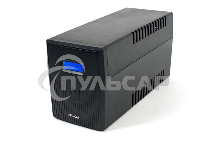 Источник бесперебойного питания SKAT-UPS 2000/1200 220В 1200Вт 2 АКБ 9А·ч внутр. меандр. стабилизация напряжения
