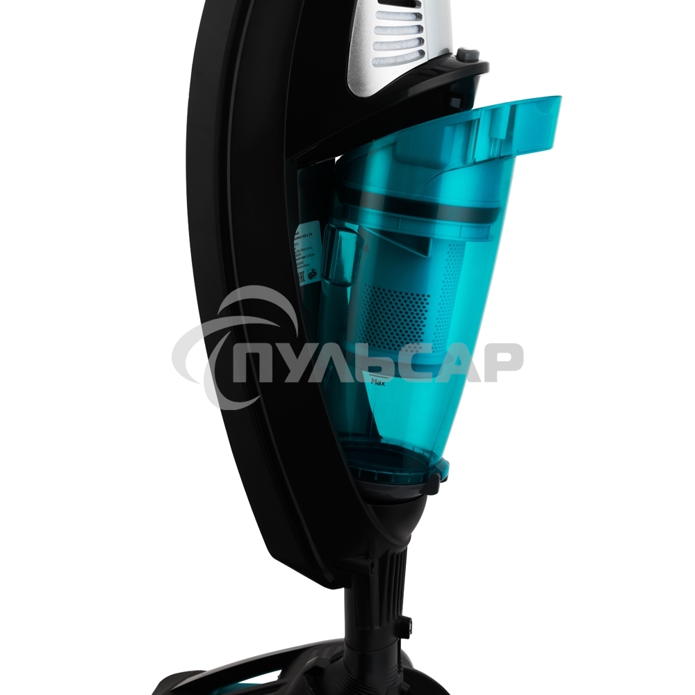 Пылесос вертикальный паровой Kitfort КТ-535-1 черный, питание от сети, 1600 Вт, уборка влажная/паром/сухая, пылесборник 1 л