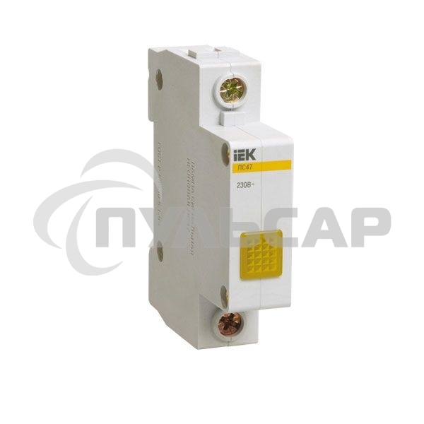 Лампа сигнальная ЛС-47 жел. ИЭК MLS10-230-K05