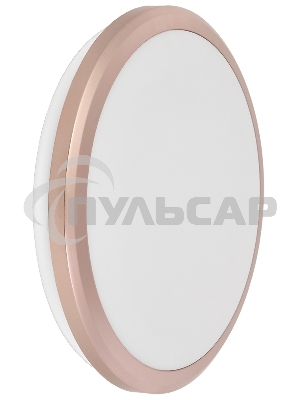 Светильник IEK LED ДПБ 3201 12Вт IP54 4000K круг розовое золото