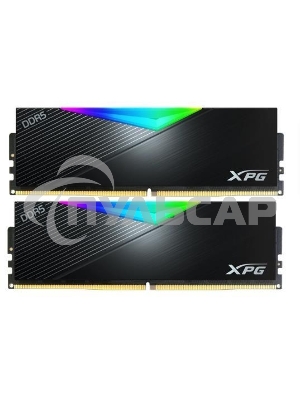 Оперативная память XPG Lancer, DDR5, 64Gb (2x32Gb), 6400MHz, CL32, DIMM, с радиаторами, RGB, белый