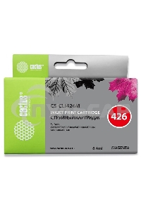 Картридж струйный Cactus CS-CLI426M пурпурный (8,4 мл.) для Canon MG5140/5240/6140/8140/MX884