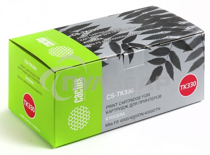 Картридж лазерный Cactus CS-TK330 черный (20 000 стр.) для Kyocera Mita FS 4000/4000DN/4000DTN