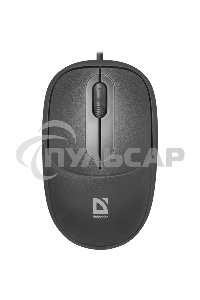 Мышь проводная Defender Datum MS-980 черный, 1000 dpi, USB, кнопки - 3