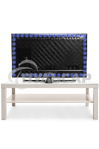 Лента светодиодная с USB коннектором 5 В, 8 мм, IP65, SMD 2835, 60 LED/m, цвет свечения синий