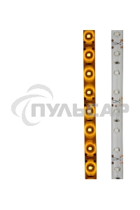 Лента светодиодная силикон, 8 мм, IP65, SMD 2835, 60 LED/m, 12 V, цвет свечения желтый