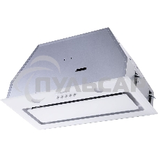Вытяжка встраиваемая Maunfeld TRAPEZE 601GG белый, 60 см, 1150 куб. м/ч, 54 дБ