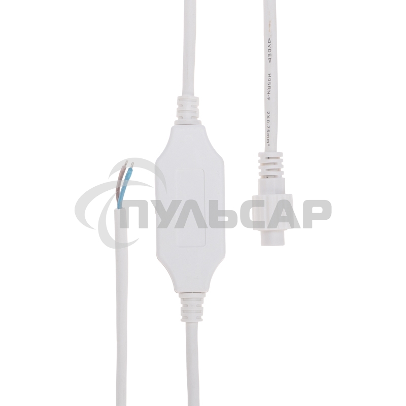 Шнур питания для уличных гирлянд Neon-night (без вилки) 3А, провода белый, IP65