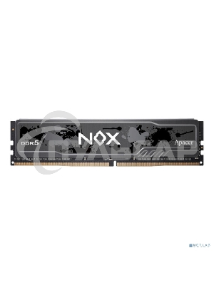 Оперативная память Apacer Nox, DDR5, 16Gb (1x16 Gb), 5600 MHz, CL40, DIMM, радиатор, серый, черный